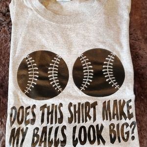 Men's medium (M) funny baseball shirt